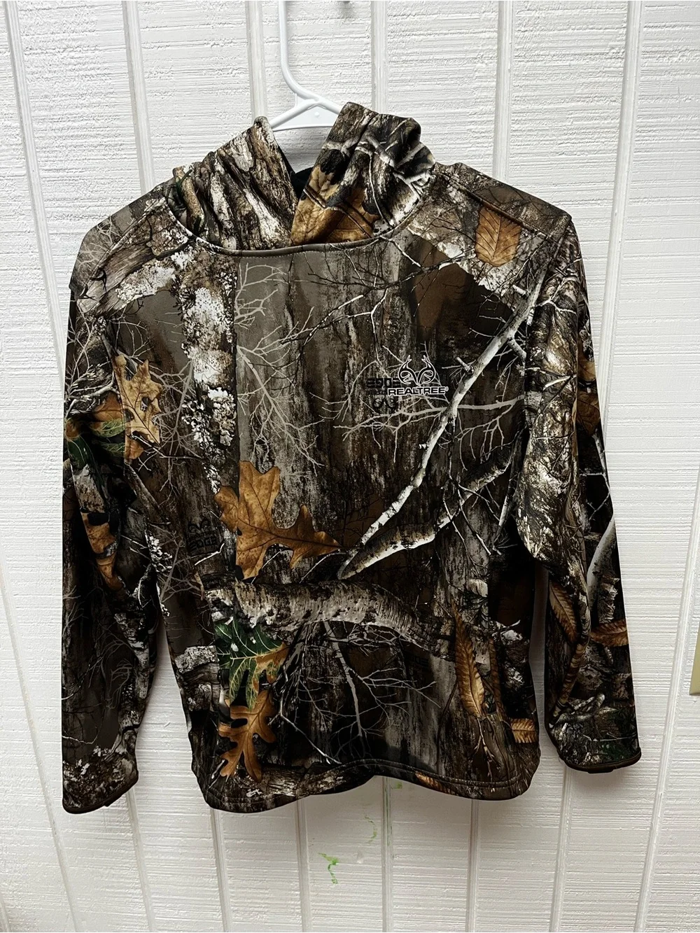 Realtree Camo Hoodie Youth Large Sweatshirt Outdoors Casual LS Fall Colors